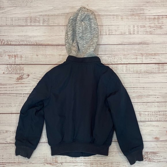 Boys Abercrombie Kids Nylon and Sherpa Winter Coat - Picture 4 of 5